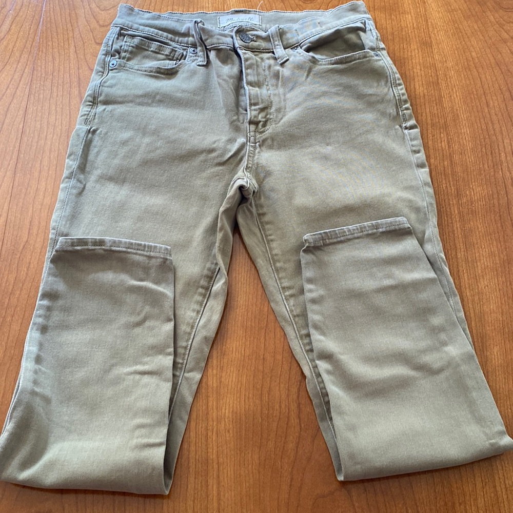 Madewell skinny crop jean
